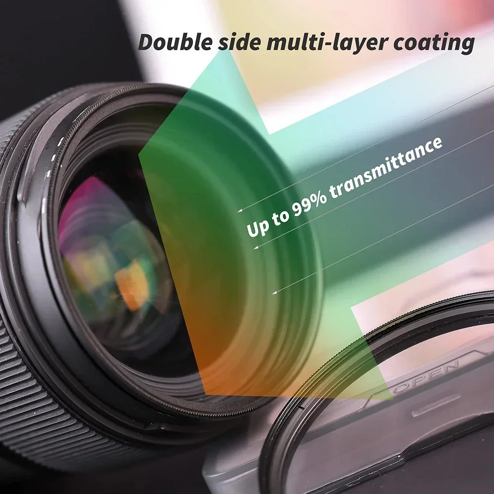 MC UV Filter Lens Protecto Multi Coated Protection 37 40.5 43 46 49 52 55 58 62 67 72 77 82 86 95mm For Fuji Canon Sony Nikon