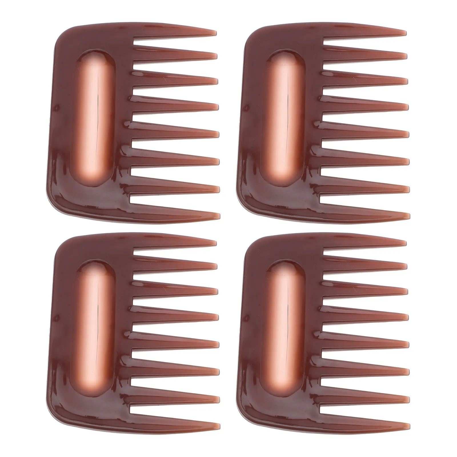 4Pcs Men Hair Styling Comb Wide Tooth Texture Comb Precise Shaping Slicked Back Detangling Barber Tools Haircutting Salon