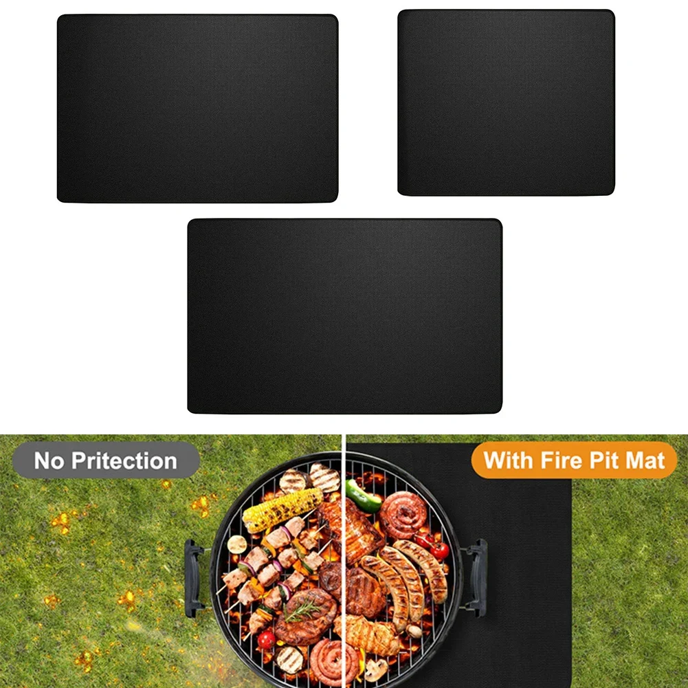 Fireproof Heat Mat Floor Protective Mat Fire Pad Flame-Proof Resistant Retardant Grill Mats Non-Stick