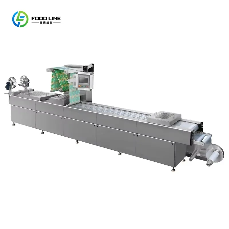 Thermoforming Vacuum Packing Machine Stretch Film Dates Food Packaging Equipment OEM Customized