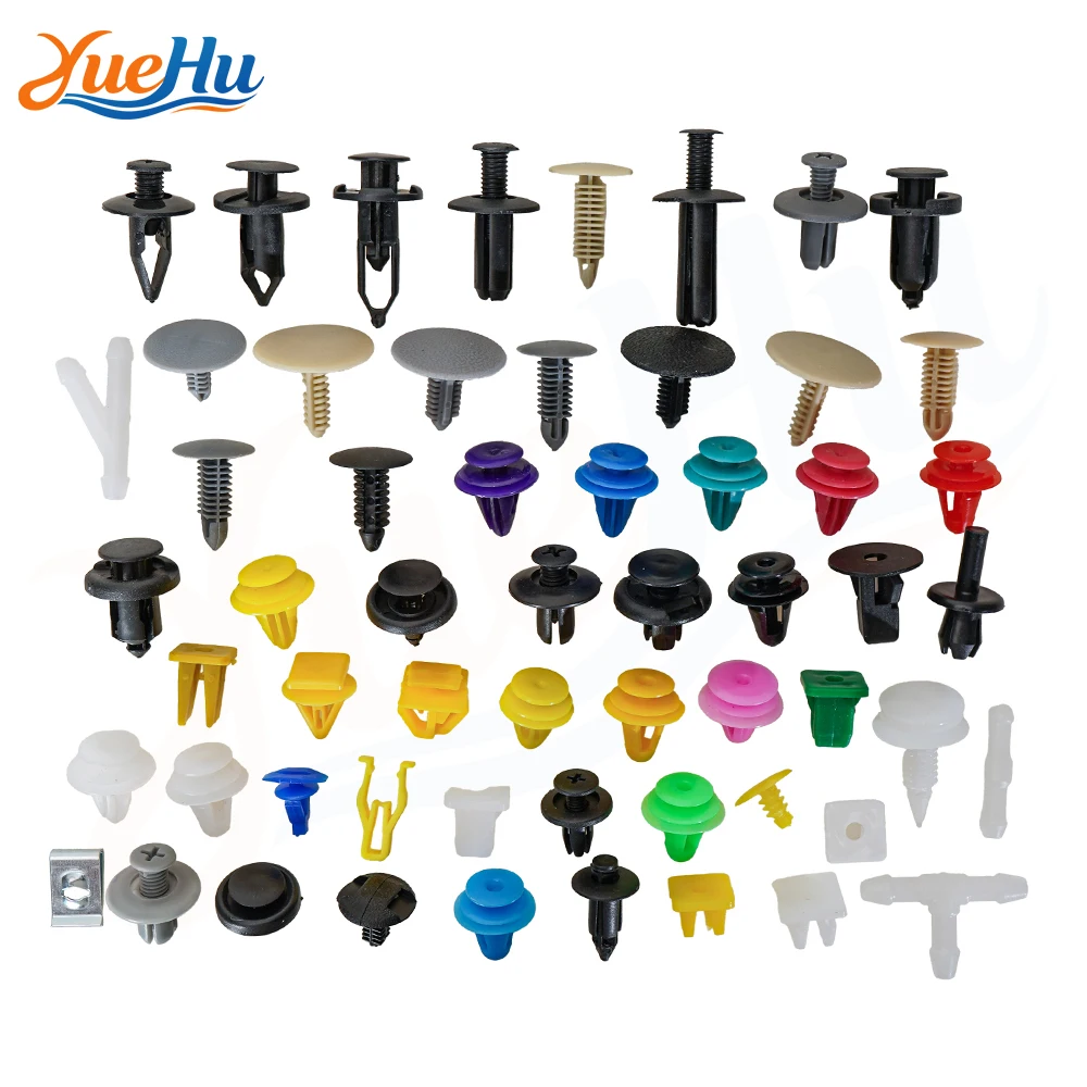

500-1000pcs Car Bumper Clips Retainer Car Fastener Rivet Universal Mixed Car Bumper Engine Expansion Clip Door Trim Panel Snap