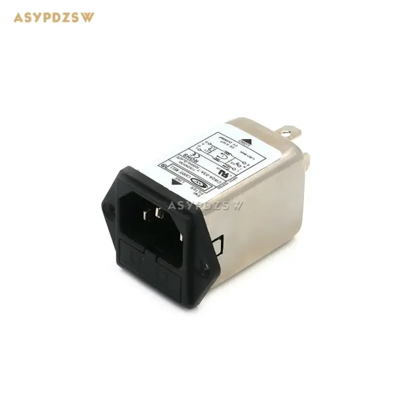 CW2A-03A-T EMI Power filter Single phase socket with Insurance box AC 115V/250V Filter Purifier