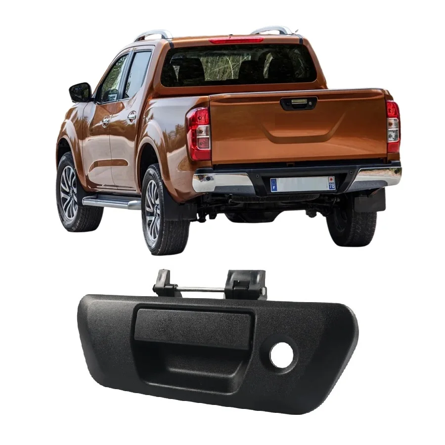 

Черная ручка задней двери багажника, внешняя ручка багажника, подходит для Nissan Navara D23 NP300 2015 2016 2017 2018 2019