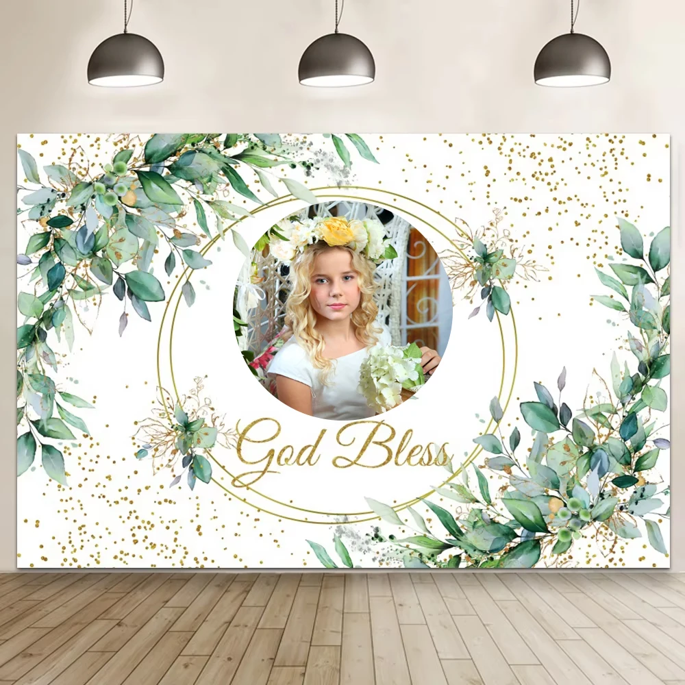 أول خلفية بالتواصل المقدسة ، تصوير الأطفال ، صورة الصليب المعمودية ، كأس بريق الذهب ، ملصق شخصي ، خلفية الصورة