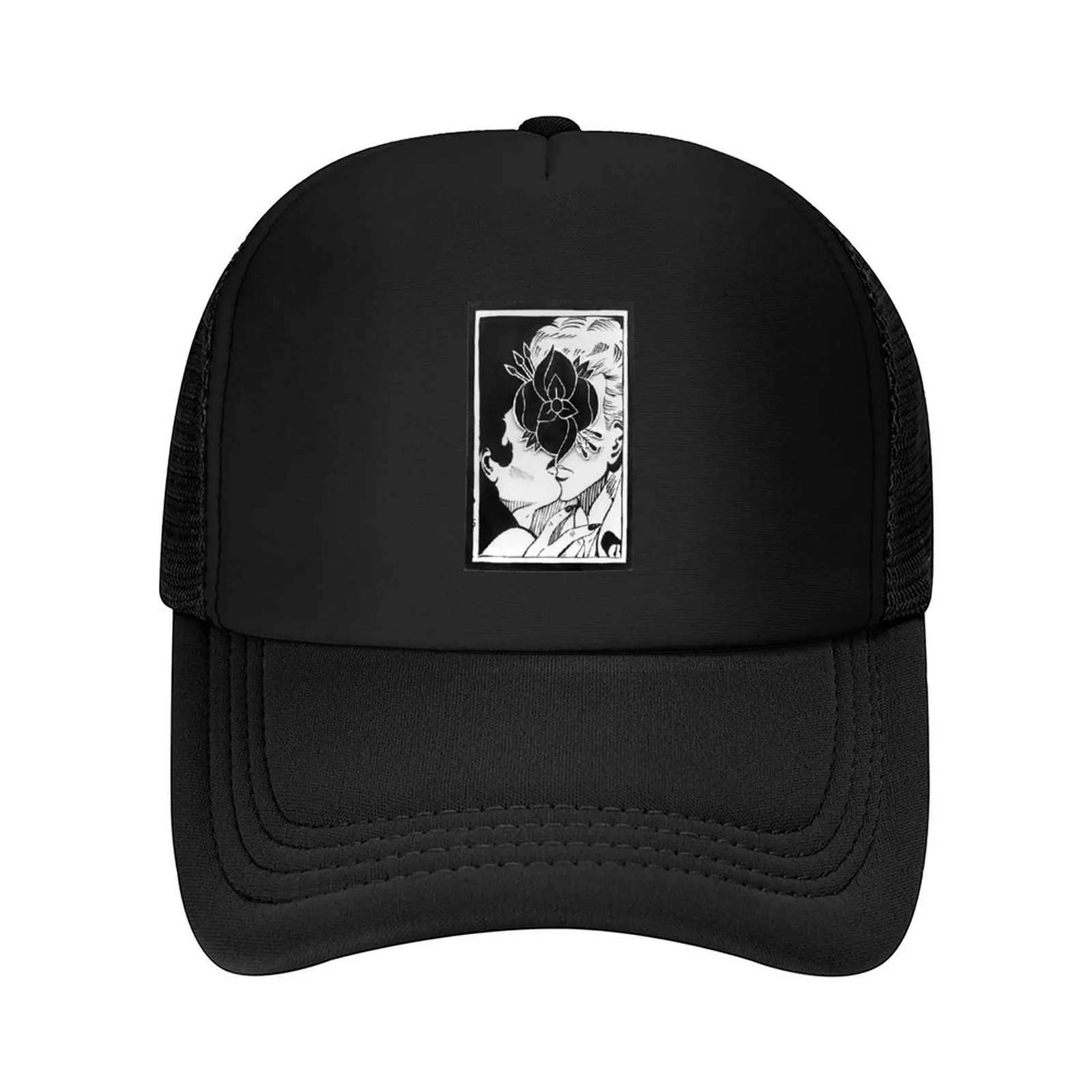 

La Dispute Kiss Classic T-Shirt Baseball Cap Golf Cap Unique hats fishing hat Hat Man Luxury Women's Beach Men's