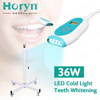 36W 10LED Dental Cold Light Teeth Whitening Machine Accelerator Device Teeth Whitening Lamp with Touch Scree Dentistry Equipment