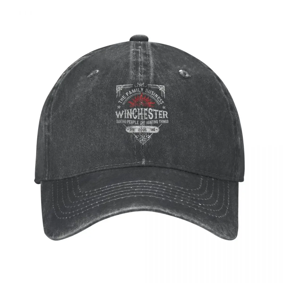 WINCHESTER Supernatural Unisex Style Baseball Caps Distressed Deniiem Capsat Retro Outdoor Running Golve Adjustable Hats