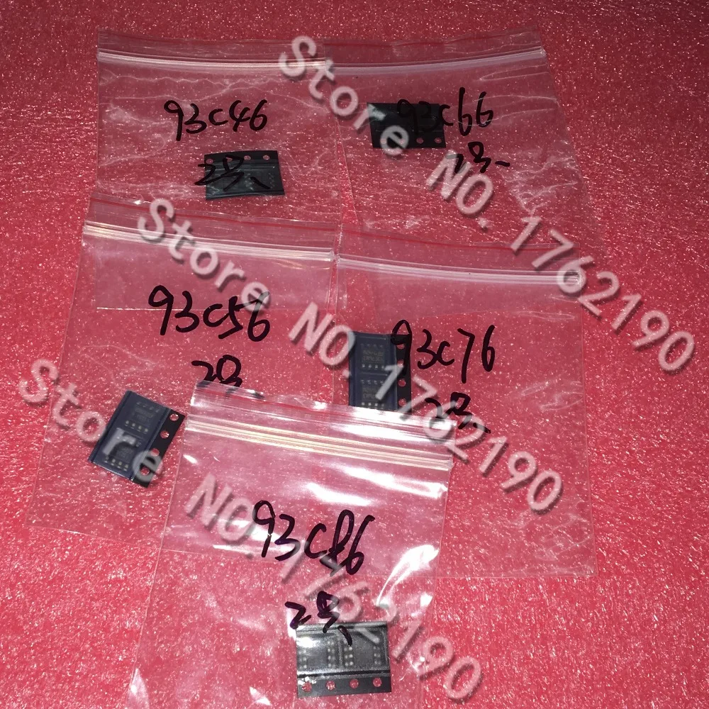 10PCS/LOT   93C46 93C56 93C66 93C76 93C86 SOP-8 Car storage chip    {Each model 2pcs}