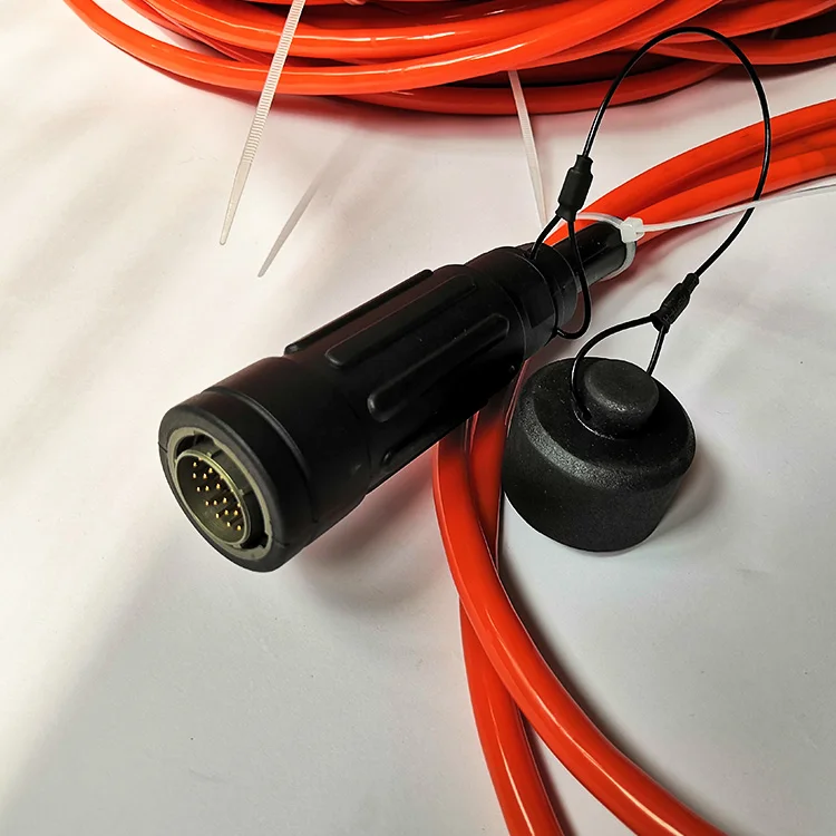 24 Channel Resistivity Cable Interval 1 m Nickel Wire Take-out 26 Pin (16-26P) Male Connector for Iris Electric Syscal Pro