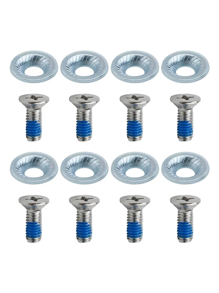 8 Sets/bag Snowboard Binding Plate Screws 304 Stainless Steel Snowboard Binding Plate Screws Set Fit Most Of Bindings Skis