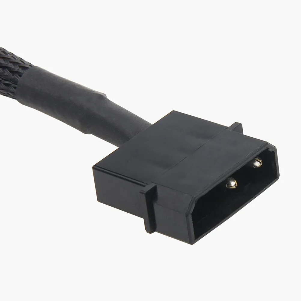 

2Pcs 4way Fan Extension Cable Low Resistance High to 4 Converter Adapter for Motherboard Cooling Fans