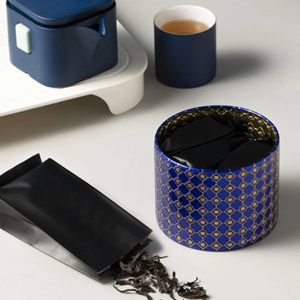 

3Pcs Tinplate Cans Tea Storage Containers Round Sealed Boxes for Dry Food Nuts Jewelry Crafts Travel Gifts Tinplate Cans