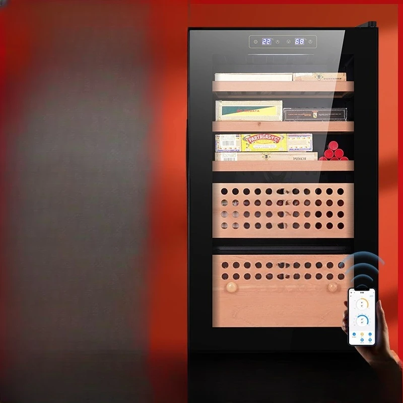 

Cigar cabinet, small constant temperature and humidity compressor, intelligent mini moisturizing cabinet, removing ammonia
