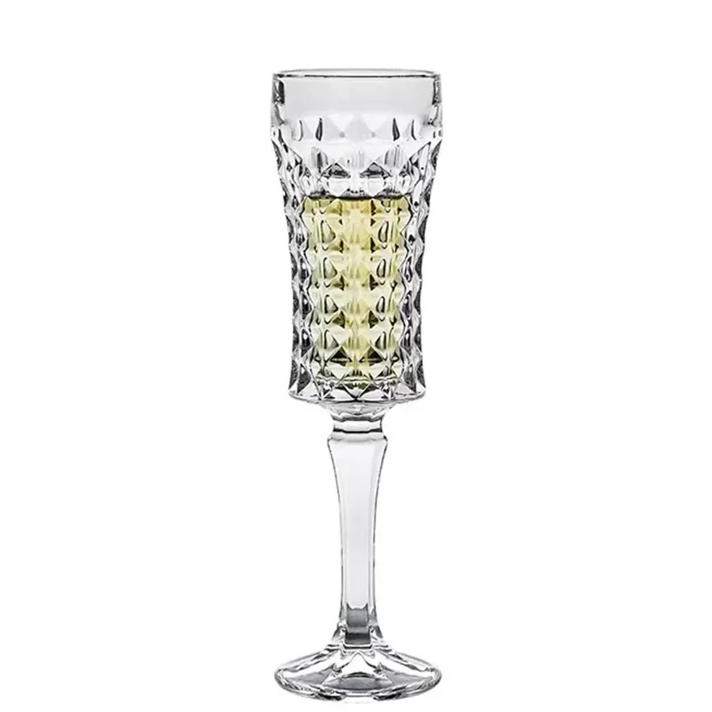 

Imported crystal glass goblet, simple household whiskey glass