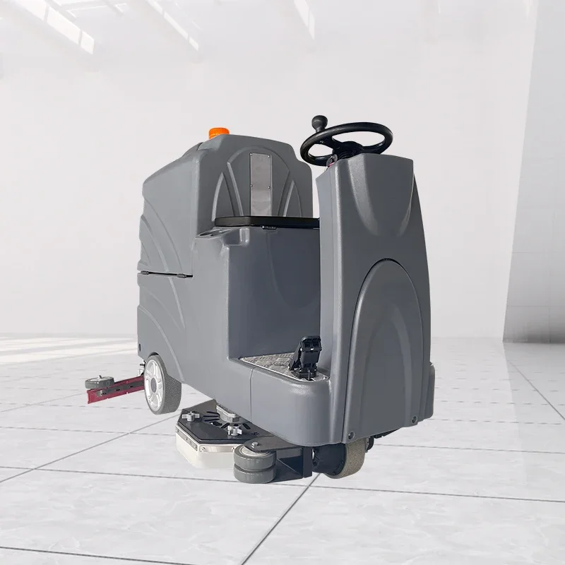 115L Water Tank High Efficiency Ride on Floor Cleaning Machine Scrubber Supermarket Floor Sweeper