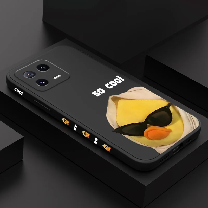 

Pout Rubber Duck Phone Case For Xiaomi Mi 15 14 14T 13 13T 12 12X 12T 12S 11 11T 10 10T 9 9T Pro Lite Liquid Silicone Cover