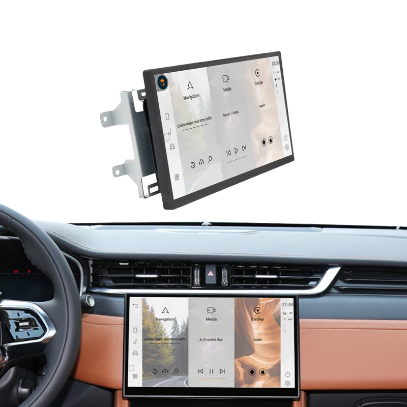 Android Car Head Unit With GPS CD Player TV MP3 4G SIM Support Supports Apple CarPlay For MirrorLink For Bluetooth WiFi 1-Year W