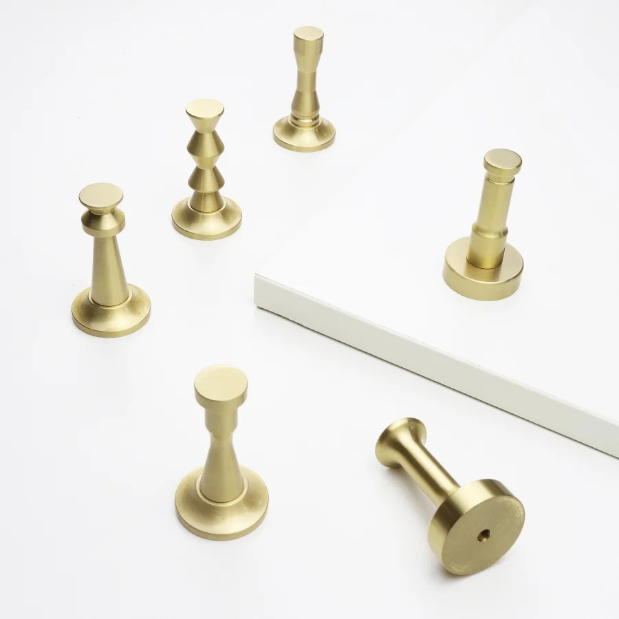 

Luxurious Brass Hook for Bathroom Longhorn Robe and Towel Hook High-end Home and Decoration Copper Wall Mounted Accessories