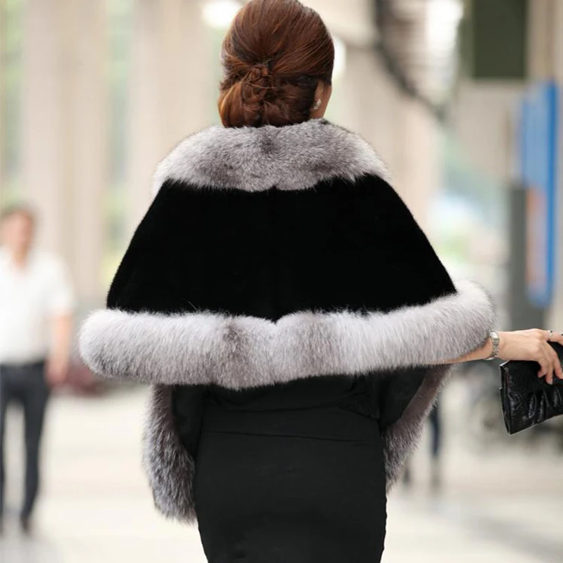 Abrigo de novia de gran tamaño para mujer, chaqueta de piel sintética cálida, abrigo de boda, chales de dama de honor, prendas de vestir exteriores, accesorio de invierno