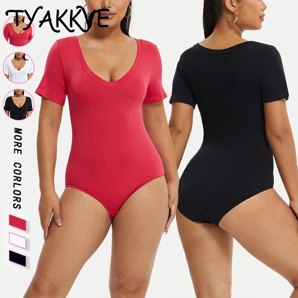 

TYAKKVE Reducing And Shaping Girdles For Women Corset Faja Bodysuit Sexy Waist Trainer Slimming Shapewear Big Size Tummy Contrl