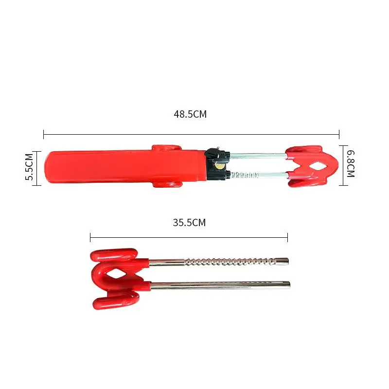 Adjustable U Shape Car Steering Wheel Lock Portable Anti-Theft Vehicle Lock Auto Accessories