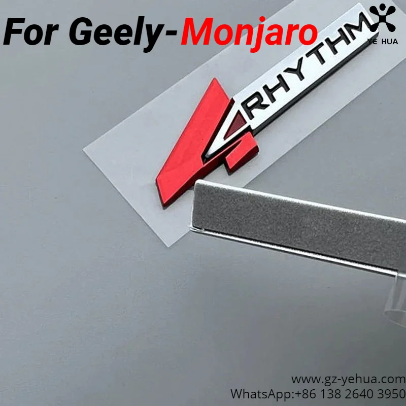 For GEELY Monjaro Manjaro Xingyue L KX11Rear Tail Mark Modification Four-wheel Drive Logo Sticker Car Accessories