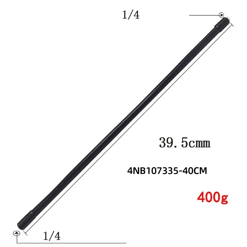 Universal 1/4" Threaded Extension Gooseneck Rod for Camera Interfaces on Stands 24BB