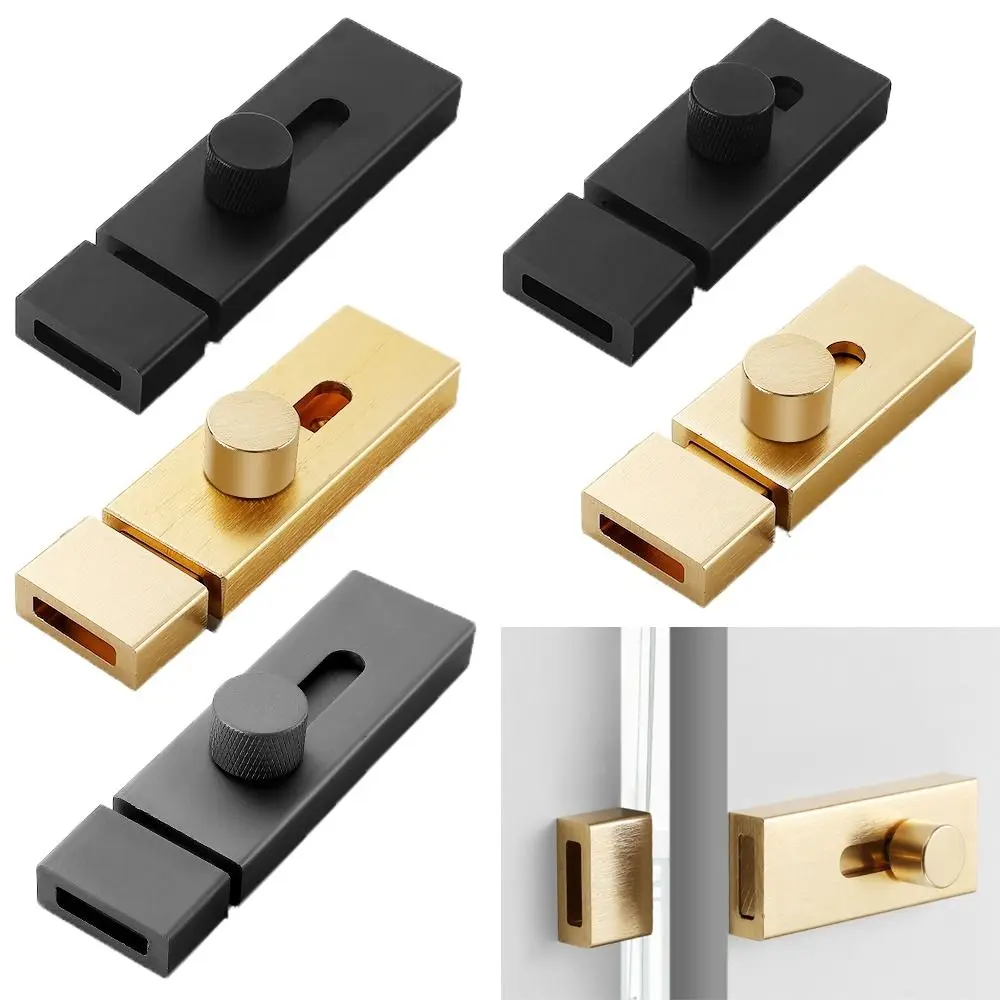 aluminum alloy Door Buckle Hasp Durable Anti-theft Door Hardware Sliding Door Hasps Lock Door Window Latch
