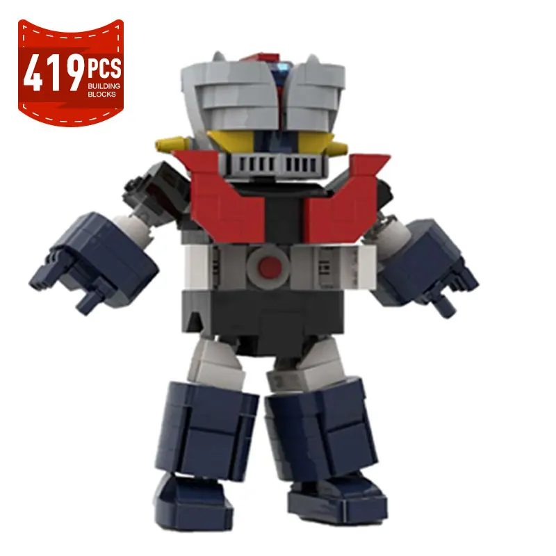 Moc Anime Figures Mazingered Z Goldoraked UFO Robot Building Blocks Space Technical Mecha Robots Model Brick Toys Birthday Gifts