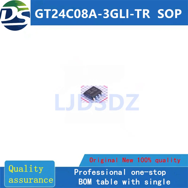 New Origina  10 PÇS/LOTE  GT24C08A-3GLI-TR  SOP  NEW  IN  STOCK