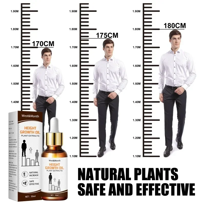 Increase Height Essential Oil Grow Taller Conditioning Oils Soothing Growth Oil Massage Promote Herbal Bone Foot Body