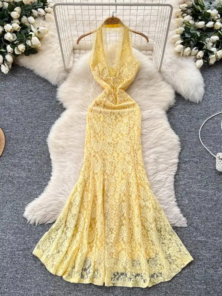 Women Bodycon Lace … - image
