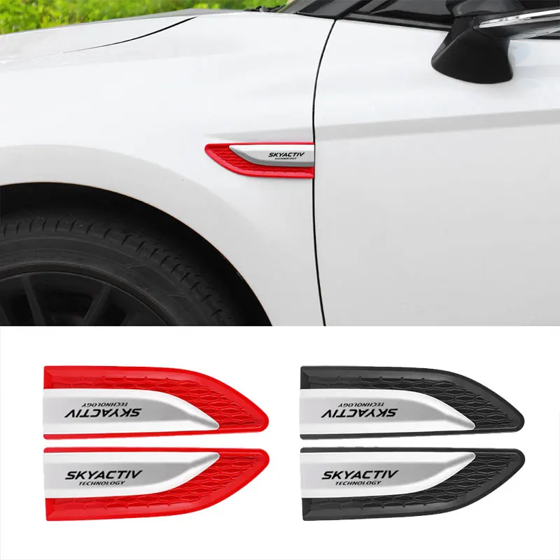 

Автомобильное крыло, воздуховыпускное отверстие, наклейки на крыло, водонепроницаемая наклейка для mazda 3 M6 cx-3 cx-5 Skyactiv, технология Mazdaspeed, аксессуары