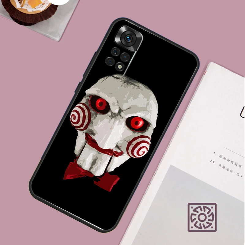 Saw Jigsaw Puppet Case For Xiaomi Redmi Note 12 11 8 9 10 13 Pro 12S 11S 10S 9S Redmi 13C 9C 10C 12C Cover