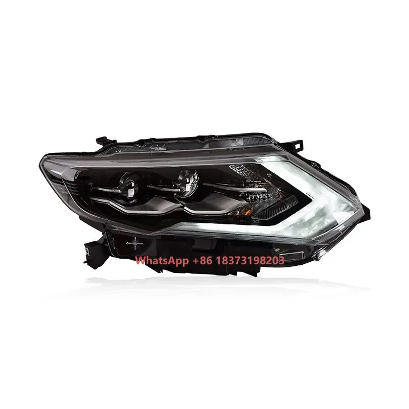 

Car Styg Head Lamp for Nissan X-TRAIL 2017-2020 Headlight LED DRL Projector Lens Dynamic Auto Accessories