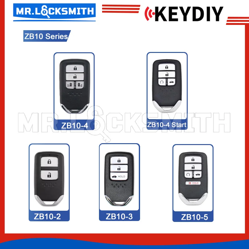 KEYDIY ZB10-2 ZB10-3 ZB10-4 ZB10-5 Universal Smart Key for Honda Civic Accord Fit Crider CR-V HR-V ZR-V Odyssey Elysion