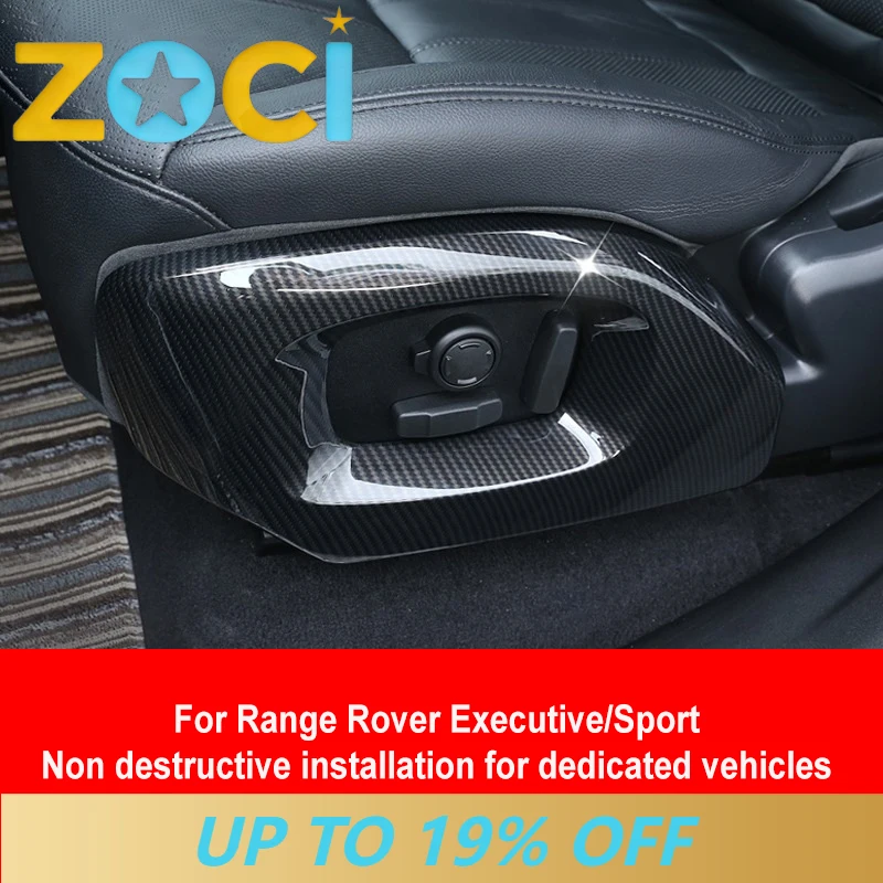 Garniture latérale de siège de voiture chromée pour Landrover Range Rover Vogue L405 Autobiography 13-17 pour Range Rover Sport 13-22, accessoires de style automobile