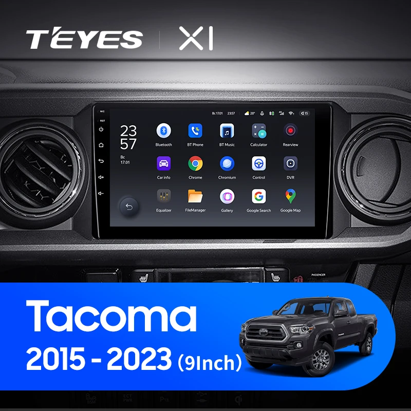 TEYES X1 For Toyota Tacoma N300 2015 - 2023 Car Radio Multimedia Video Player Navigation GPS Android 10 No 2din 2 din DVD