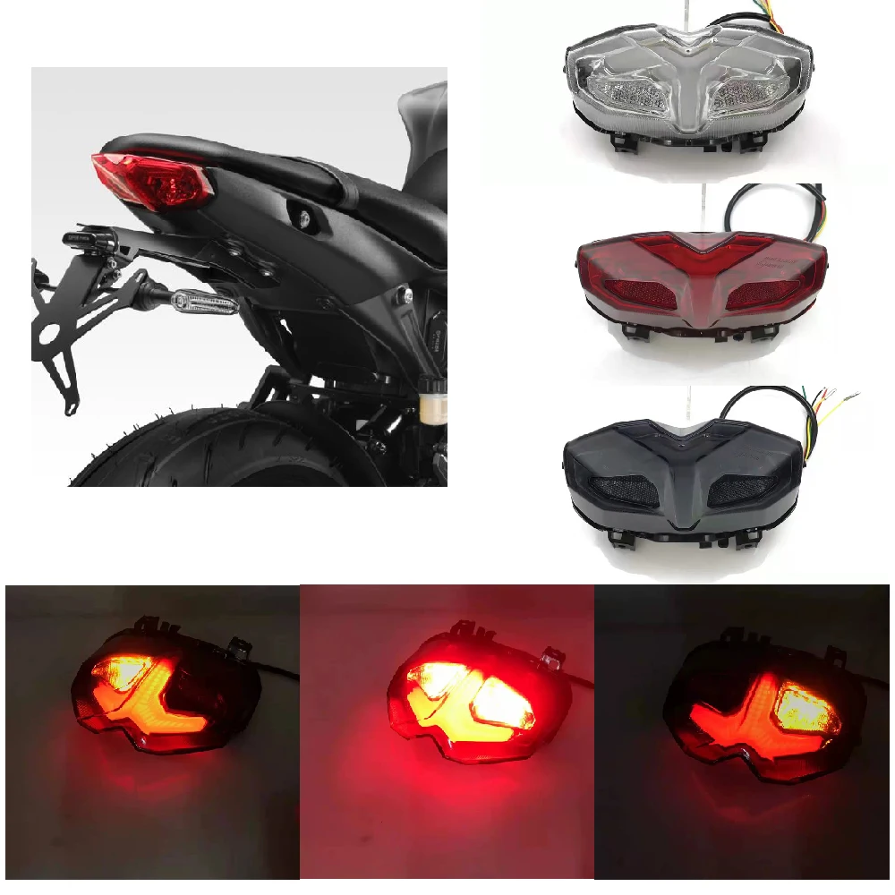 

Fits for Yamaha MT 10 MT10 SP ABS MT-10 FZ-10 2022 2023 2024 Motorcycle Taillight Rear Brake Turn Signal Integrated Tail Lights