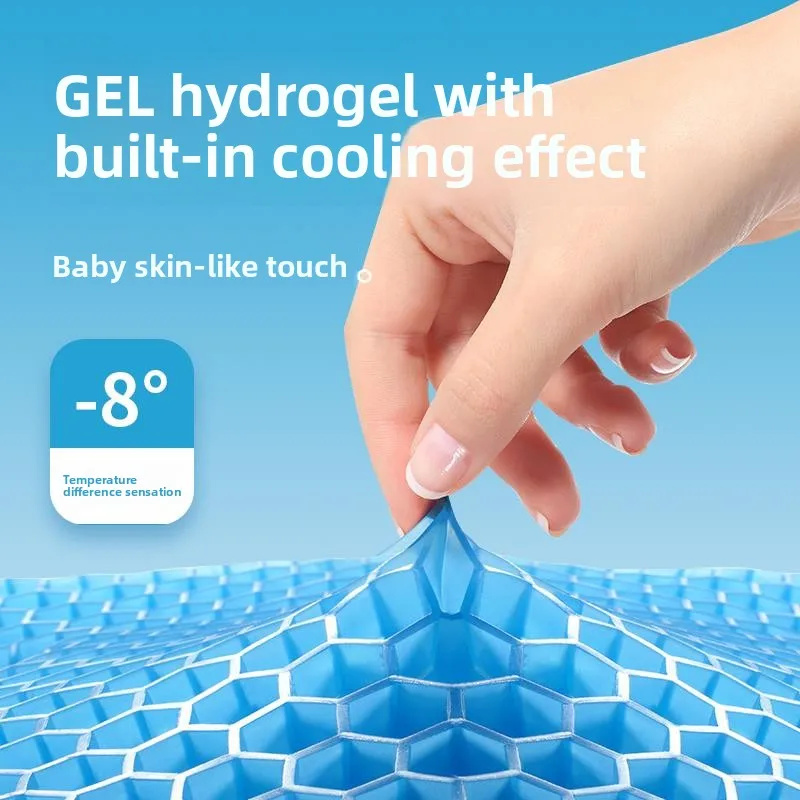 

Modern mat Silicone Gel Cuion Office Chair Pad Honeycomb Design for Long Time Sitting Summer Car Cool Pad Assor...