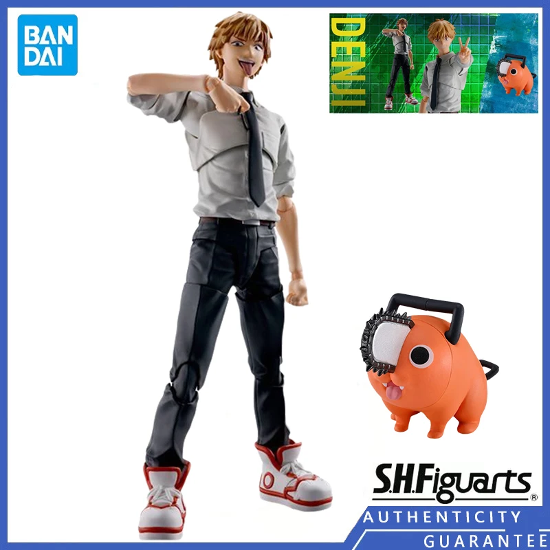 

[In stock] Bandai S.H.Figuarts SHF 15CM Chainsaw Man Denji Pochita Action Figure Manga Finished Model Toy Festival Gift