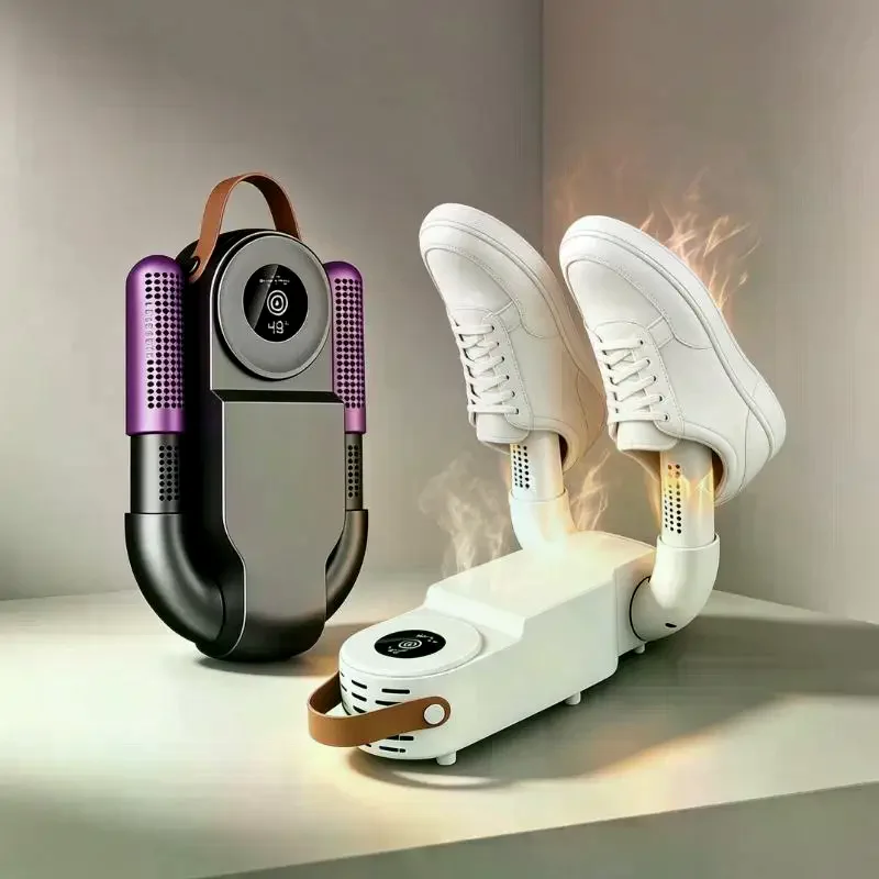1Pcs Portable Automatic Fast Drying All-in-1 Smart Shoe Dryer With Smart Timer Function Perfect For Home And Dorm Living