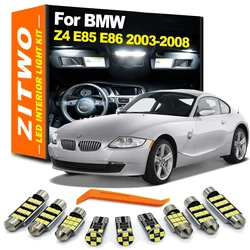 ZITWO 12Pcs Canbus For BMW Z4 E85 E86 2003 2004 2005 2006 2007 2008 Vehicle LED Interior Light Reading Trunk Plate Bulb Kit