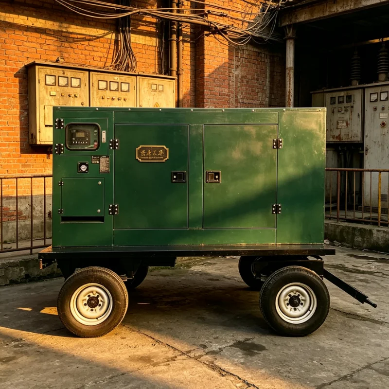 Low Vibration Generating Machine, Balanced Running State, Backup Power Source for Hospitals and Public Service Buildings