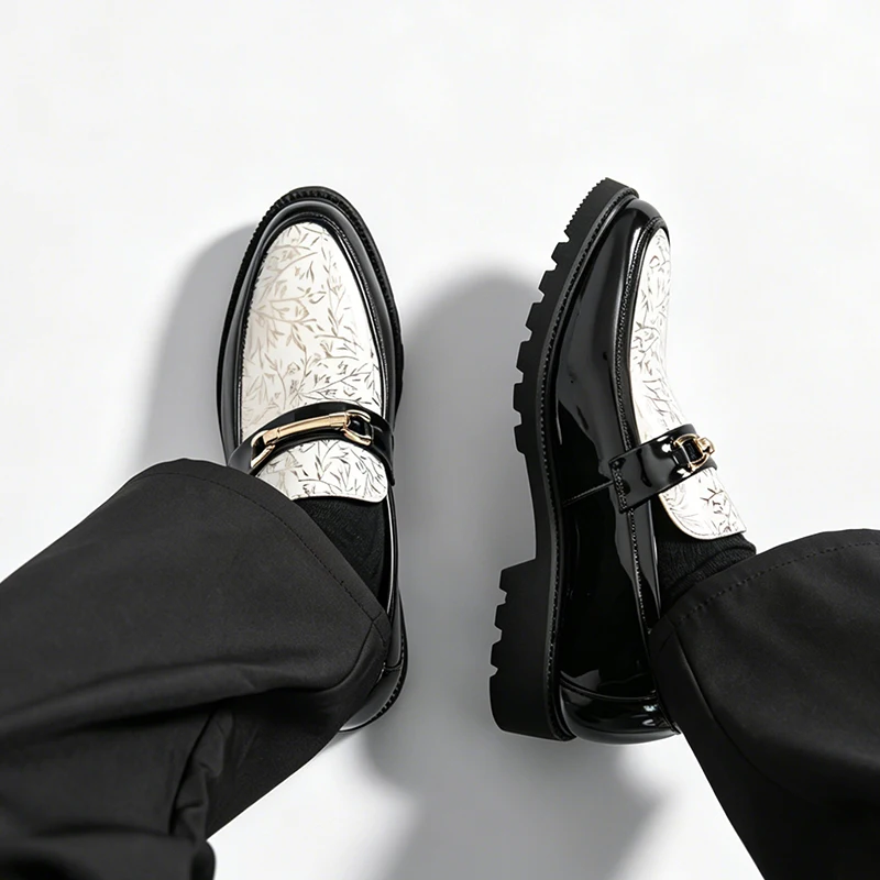 Mocasines de hombre de dos ton - Men Formal Wear Shoes reseña y precio
