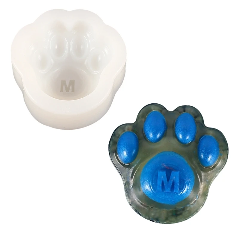 Cat-Paw Molds Easy to De-mold Dishwasher Safe for DIY Chocolate Cake Fondant Dropship