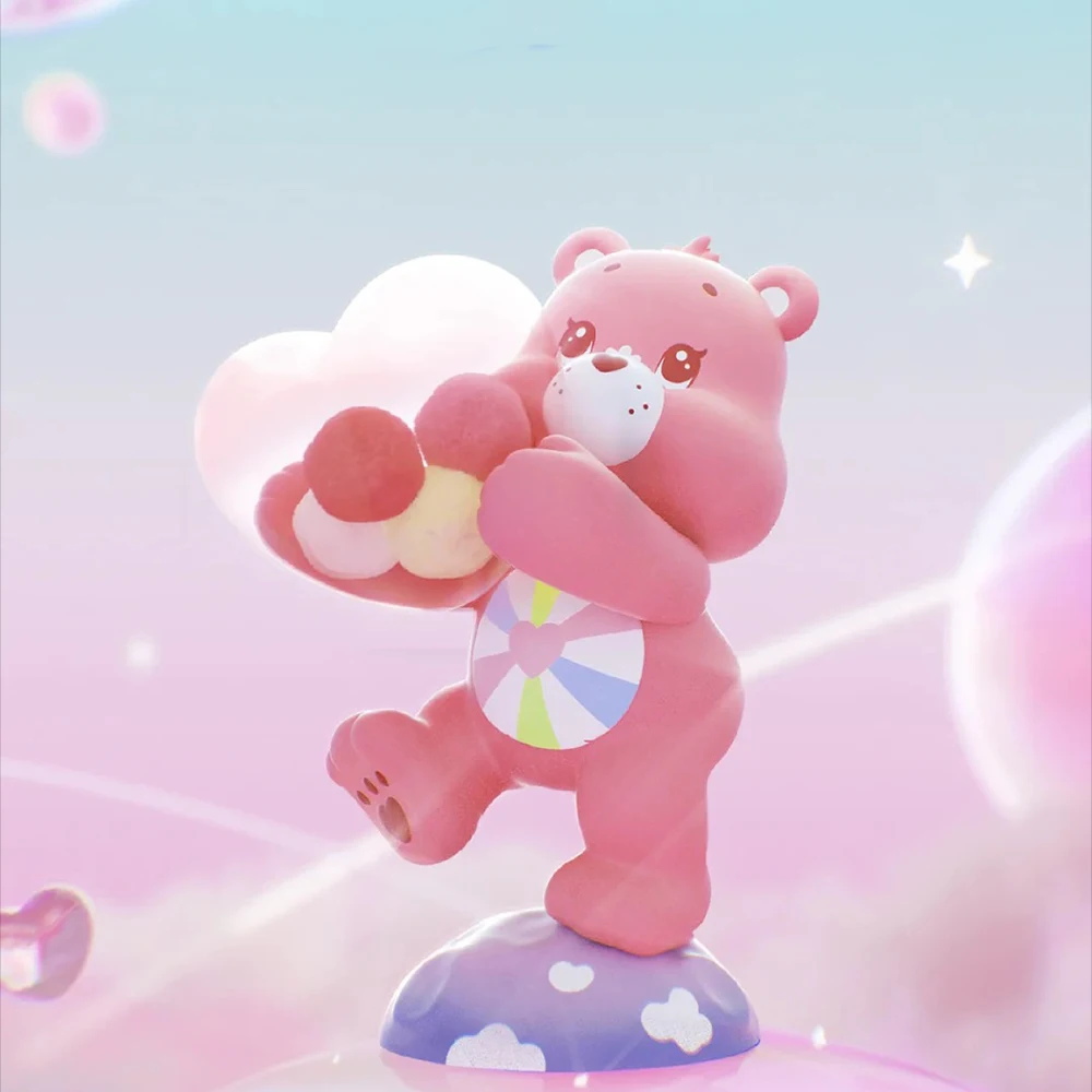 Miniso Care Bears-caja ciega de la serie Planet curativa, adornos de moda hechos a mano, juguete para regalo coleccionable para decoración del hogar