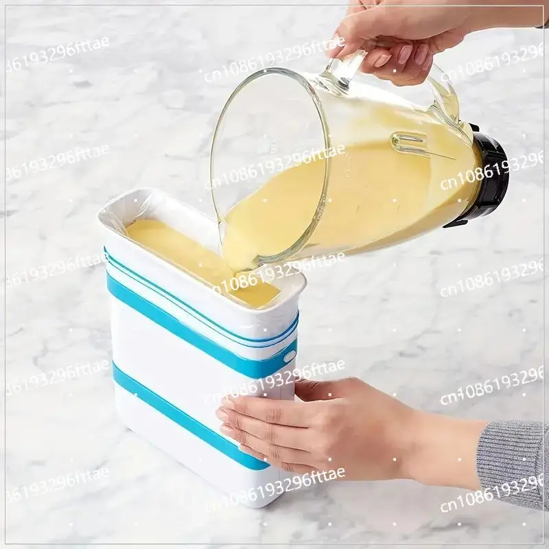 Freezer Food Block Maker Meal Bag Container for Frozen Leftovers and Soups