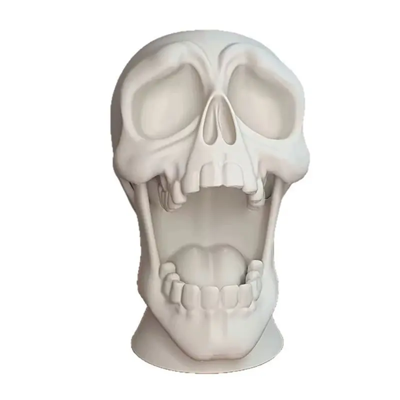 FULL-Gaming Controller Stand Desktop Accessories Skull Design Headphone And Controller Storage Stand