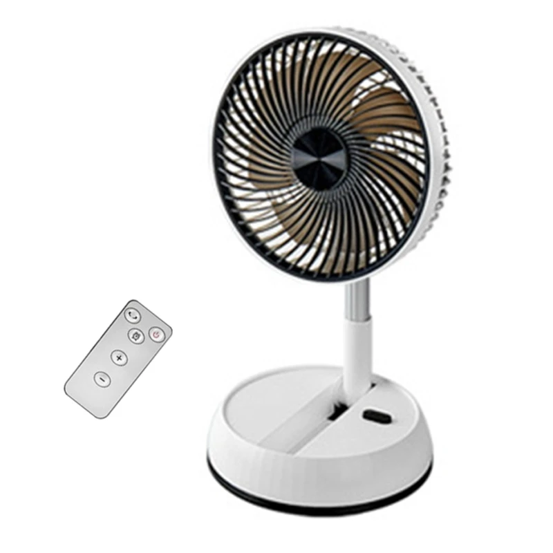 Ventilateur pliant multifonctionnel, ventilateur refroidissement efficace, silencieux, puissant, avec télécommande, en